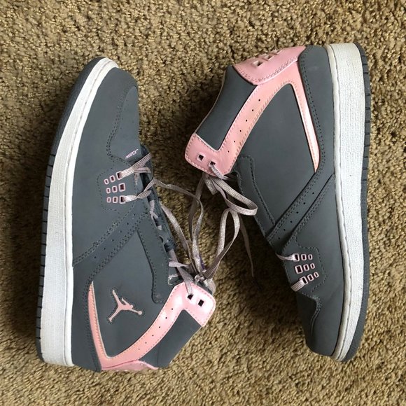 Nike Air Jordan 23 Flight Girls Youth Pink Grey - Picture 6 of 10